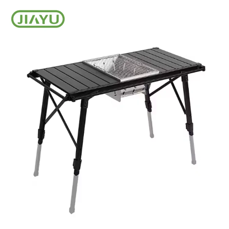 Adjustable Folding camping BBQ Table