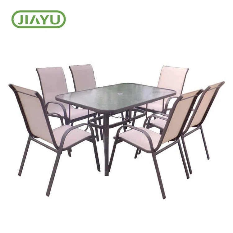 Folding Iron Outdoor Table and Chairs Set